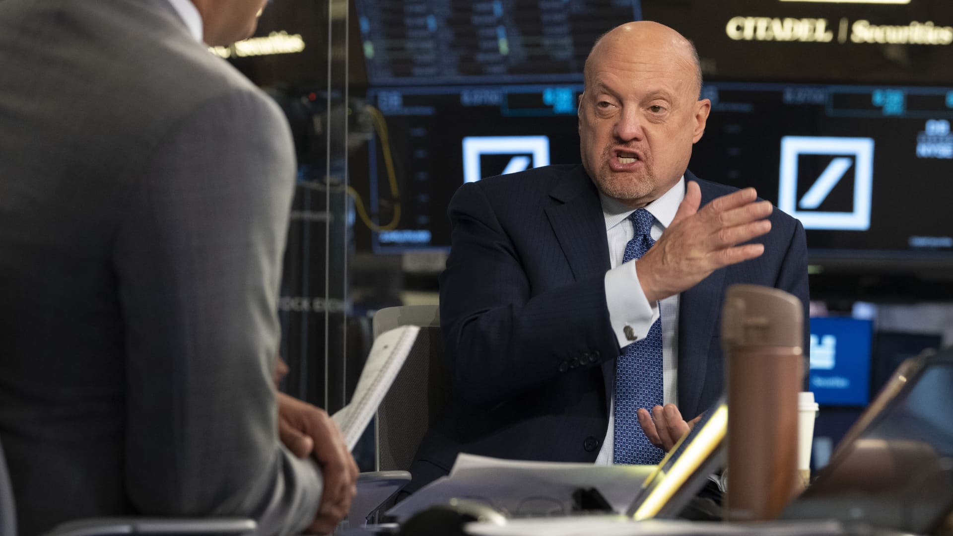 Jim Cramer says forced selling may signal a bottom for AI trade