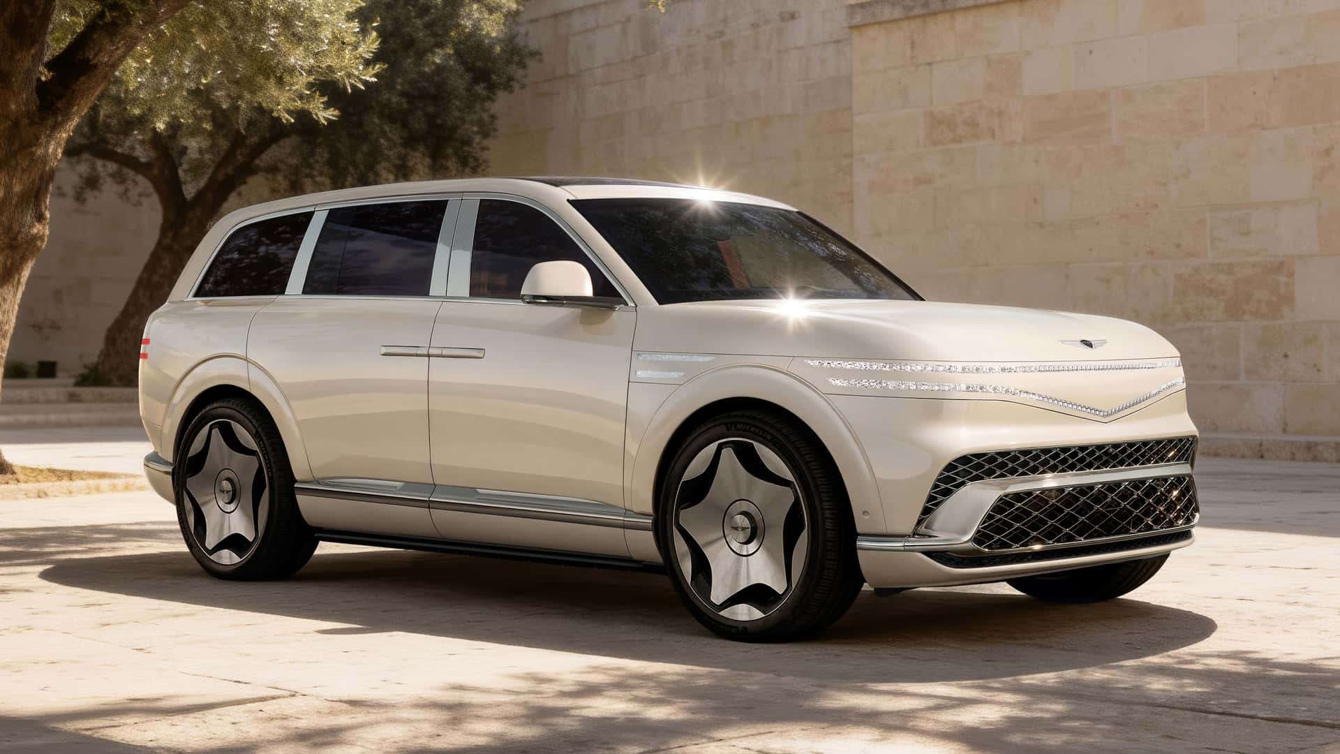 2027 Genesis GV90 Revealed: A Flagship Three-Row SUV With Coach Doors