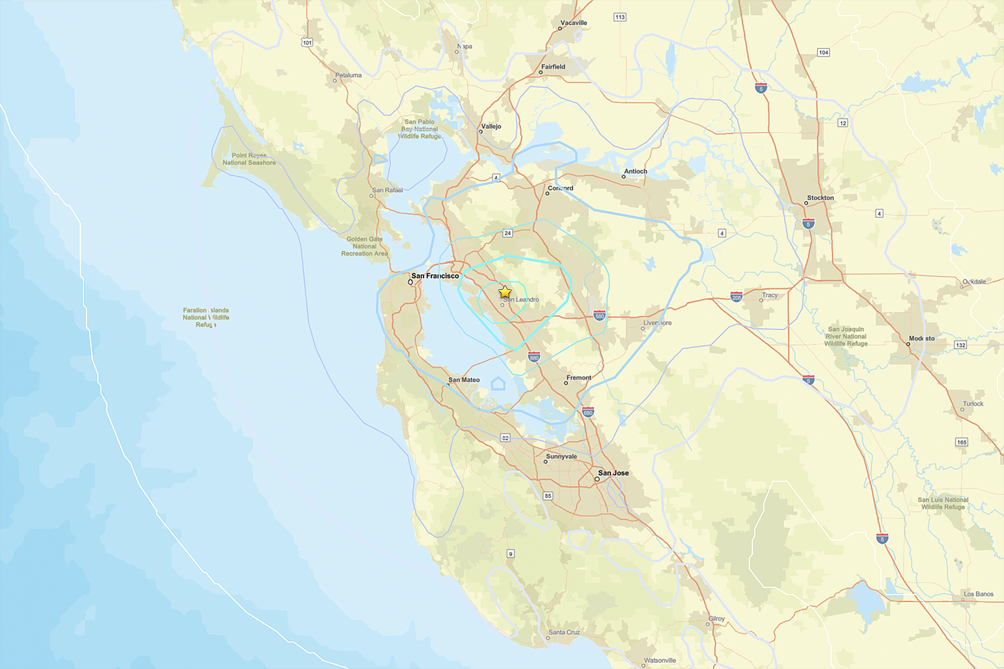 3.8 magnitude earthquake rattles San Francisco Bay Area