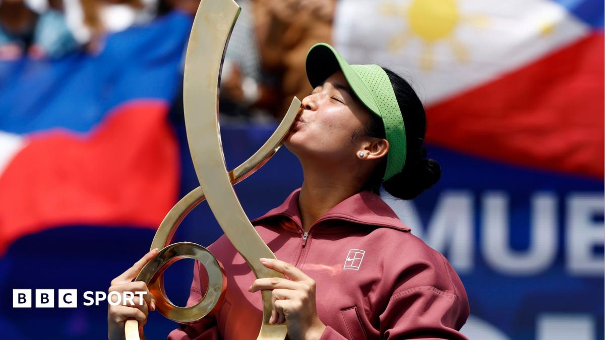 Alexandra Eala: Rising tennis star 'most exciting player on WTA tour'