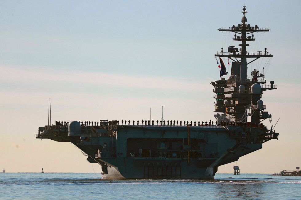 Carrier heads toward Mideast as reports of issues aboard USS Lincoln emerge