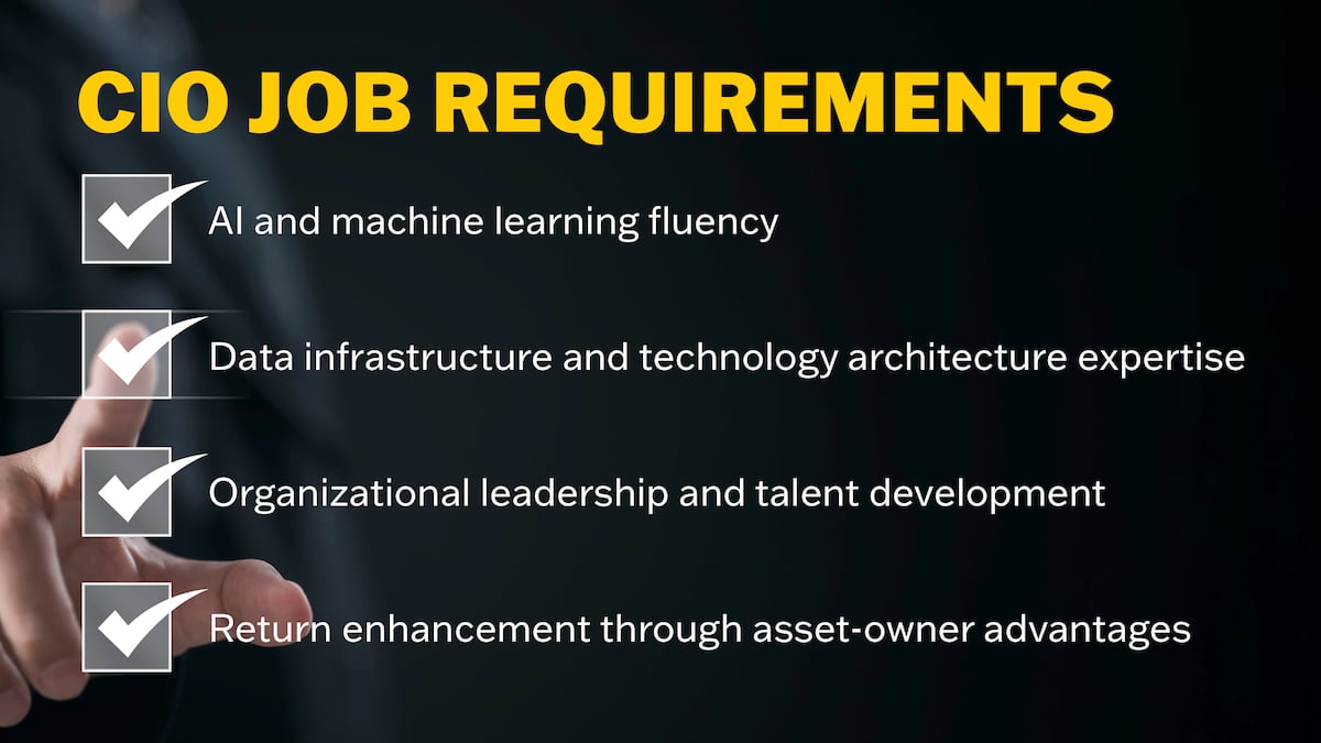 Delegation, AI are reshaping the public pension CIO role of the future — and may push consultants to the background - Pensions & Investments