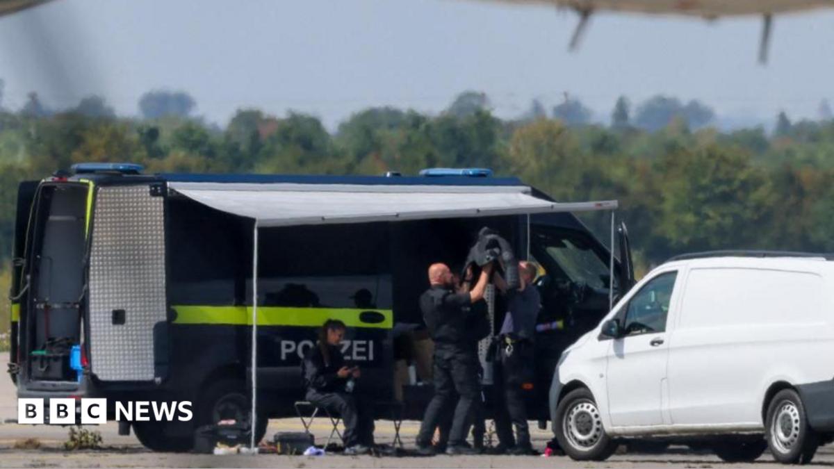Drone carrying explosives found at Leipzig airport in Germany