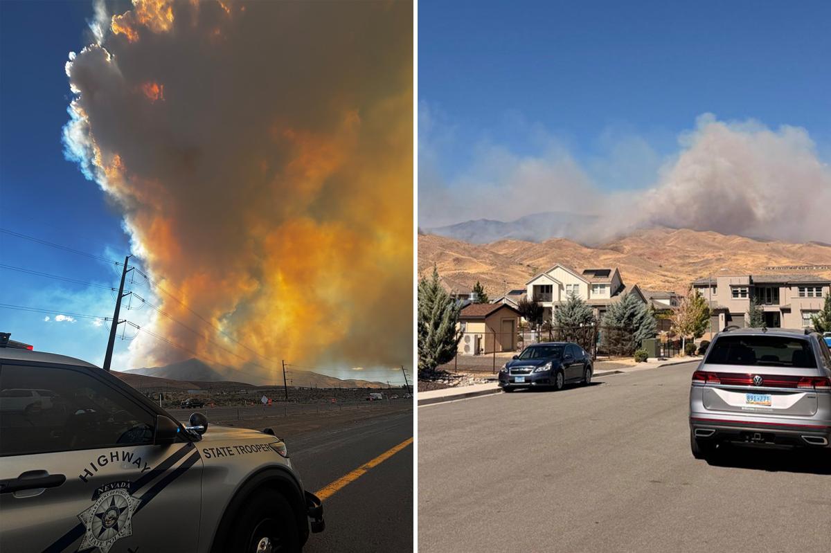 Evacuation warnings issued in California due to Hawk Fire