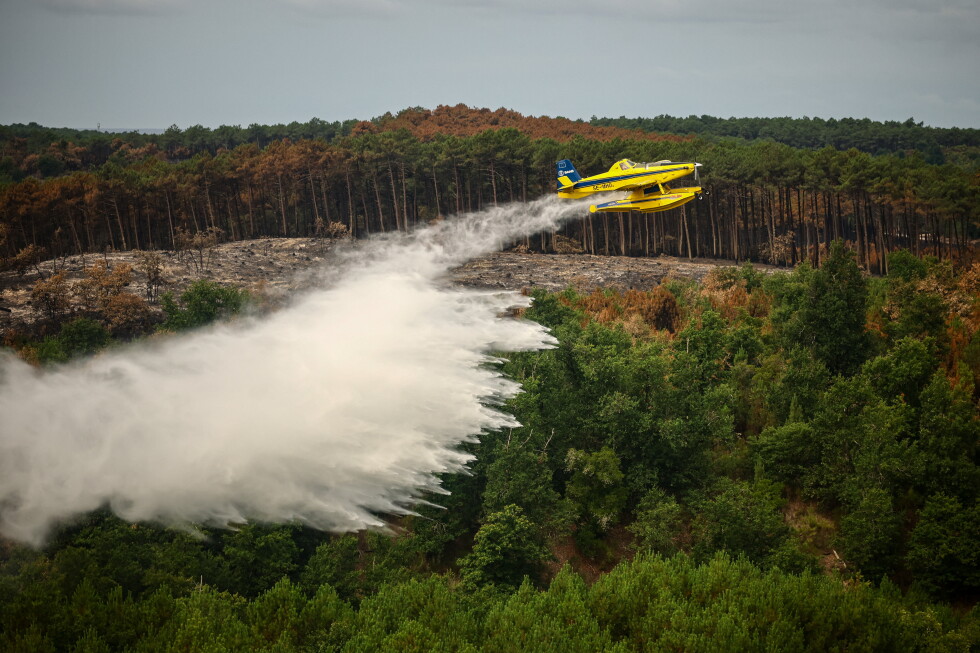Firefighters battle the last hot spots of a monster wildfire in France's southwest