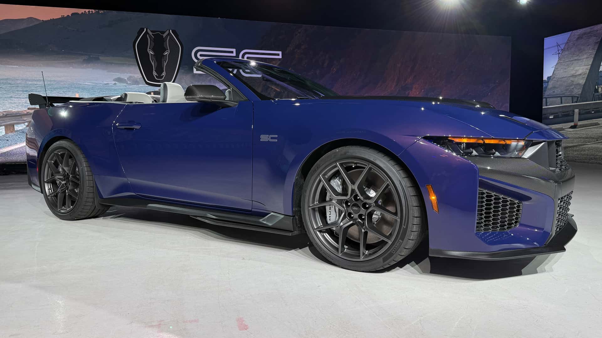Ford Mustang Dark Horse SC Convertible Revealed: A 795-HP Roofless Grand Tourer