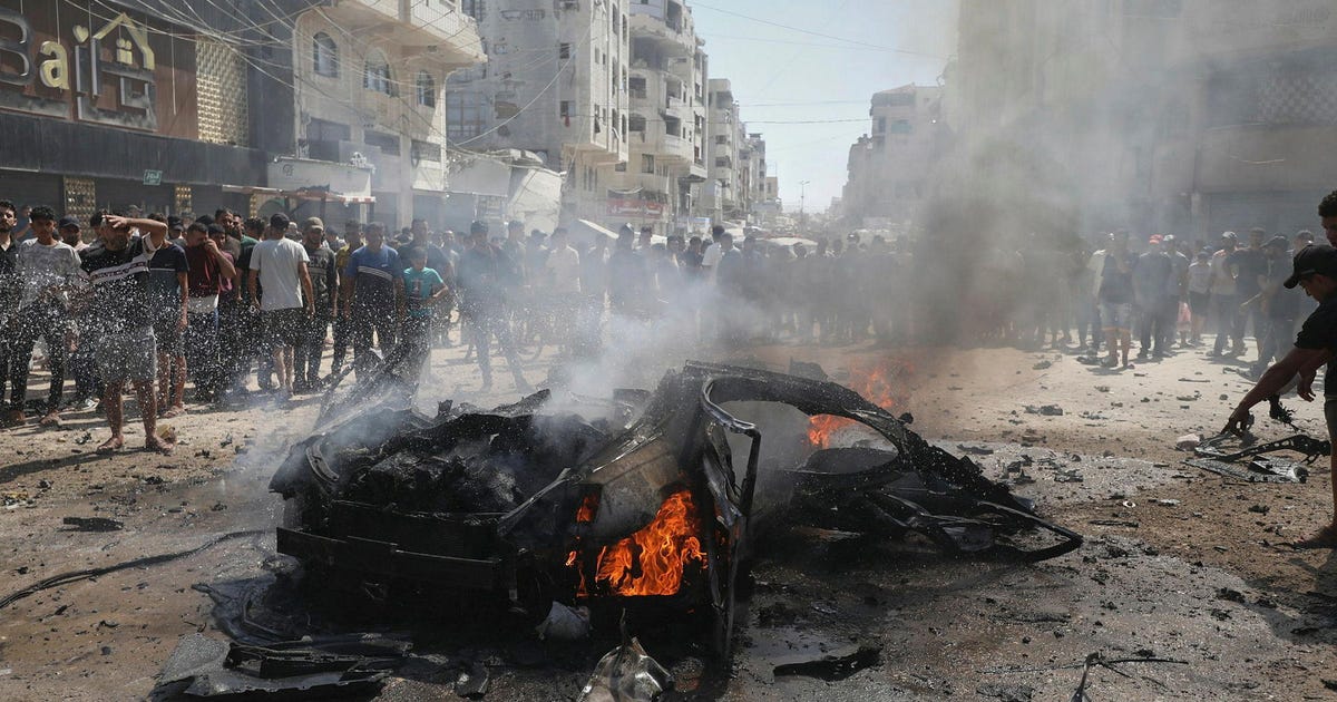 Israeli Airstrikes Kill Five People in Gaza, Medics Say