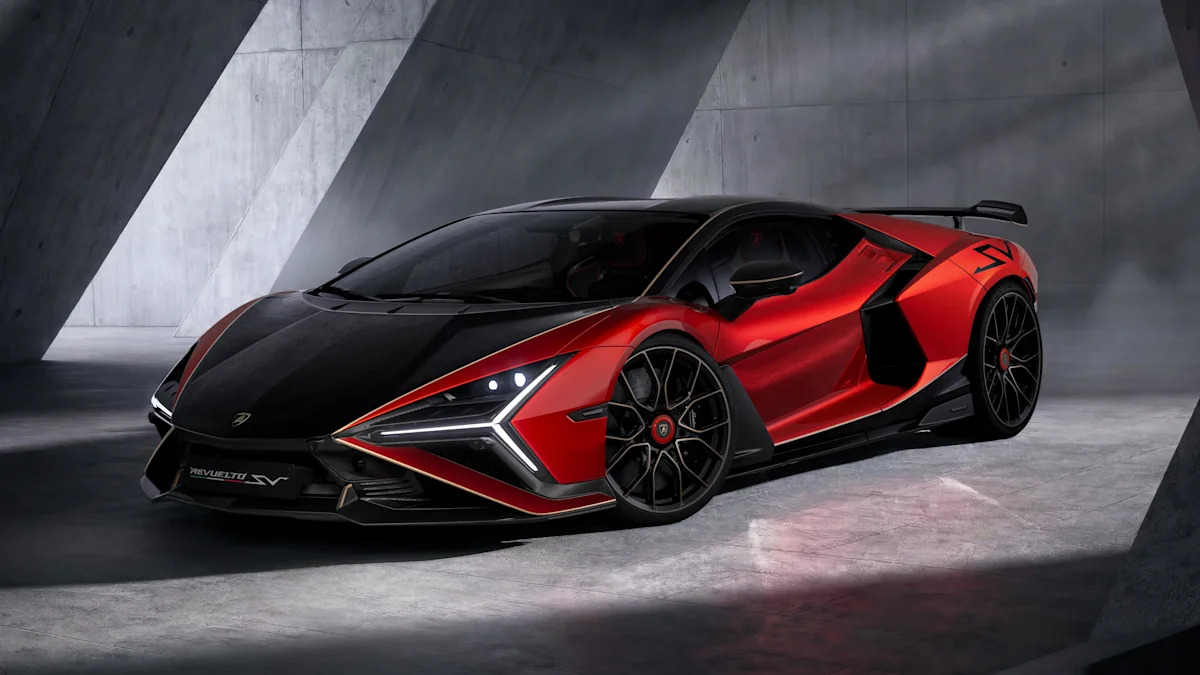 Lamborghini's pricey Revuelto SV supercar debuts at Monterey with scarcity as its strategy, CEO says