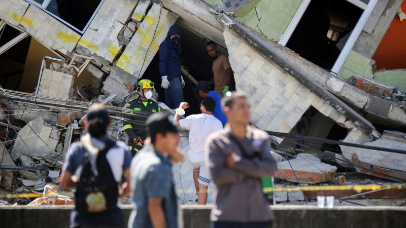 Live updates: Colombia earthquake; Race to find survivors with help yet to reach epicenter