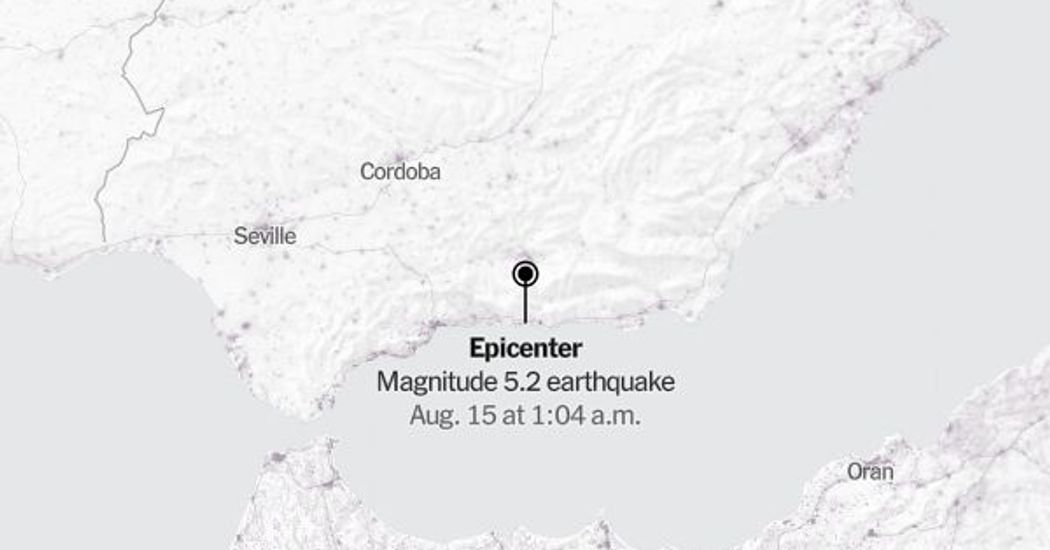 Map: 5.2-Magnitude Earthquake Strikes Southern Spain