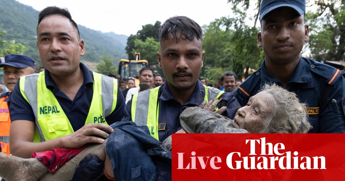Nepal flash flood live updates: more than 1,000 people missing after glacial collapse at Tibet border | Nepal-Tibet flood disaster