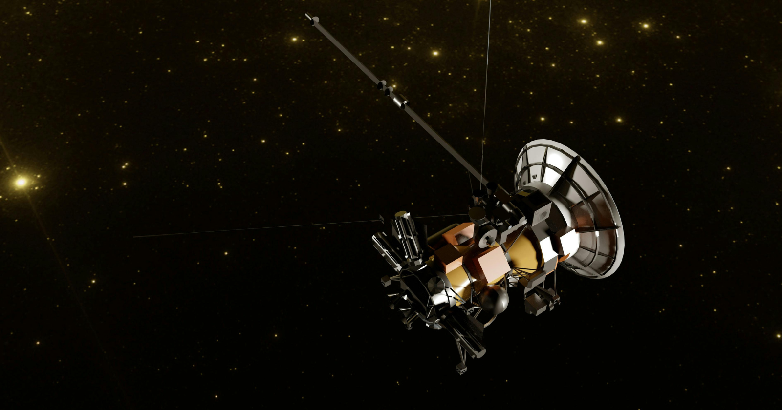 Of the 27 songs NASA sent into space aboard the Voyager Golden Record in 1977, one is a Georgian song called Chakrulo, sung by two soloists over a full choir in harmonies tuned to intervals that don't exist on a piano — and this November, the spacecraft carrying it becomes the first human-made object ever to travel a full light-day from Earth