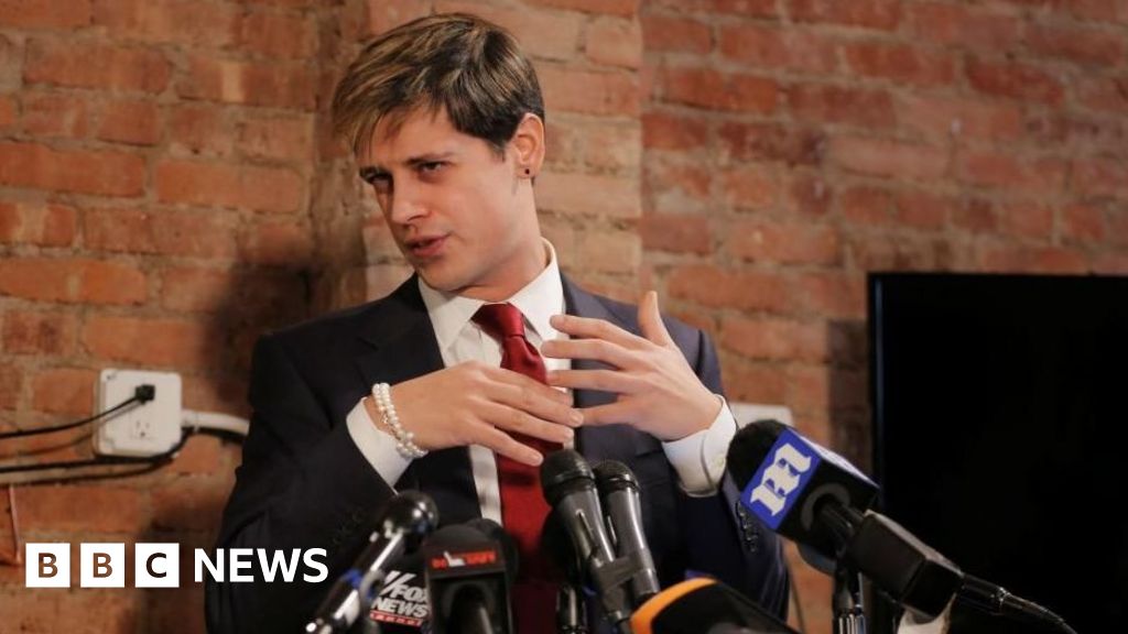 Right-wing commentator Milo Yiannopoulos detained by ICE - BBC