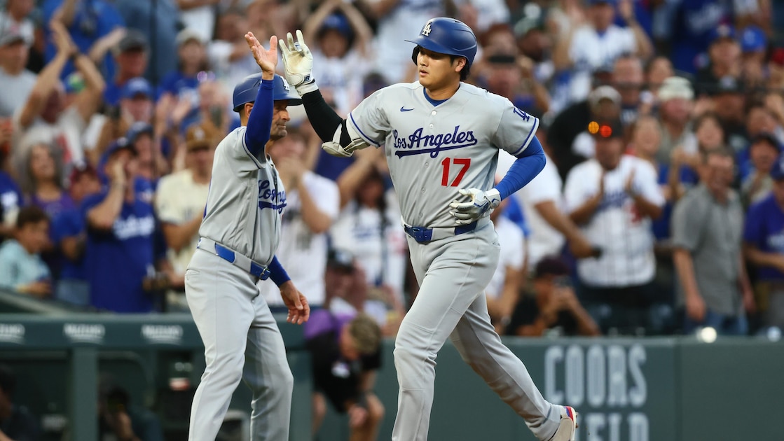 Shohei Ohtani Reaches Another HR Milestone, Latest Box Score Stats & Highlights from Dodgers-Rockies