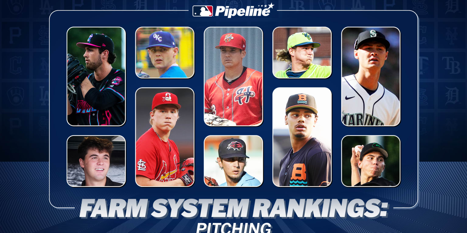 Top 10 organizations based on pitching prospects 2026