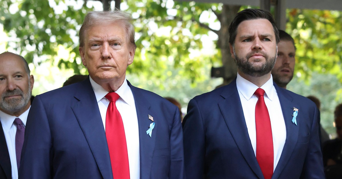 Trump says he’ll visit Pentagon, rather than Ground Zero, for 9/11 ceremony