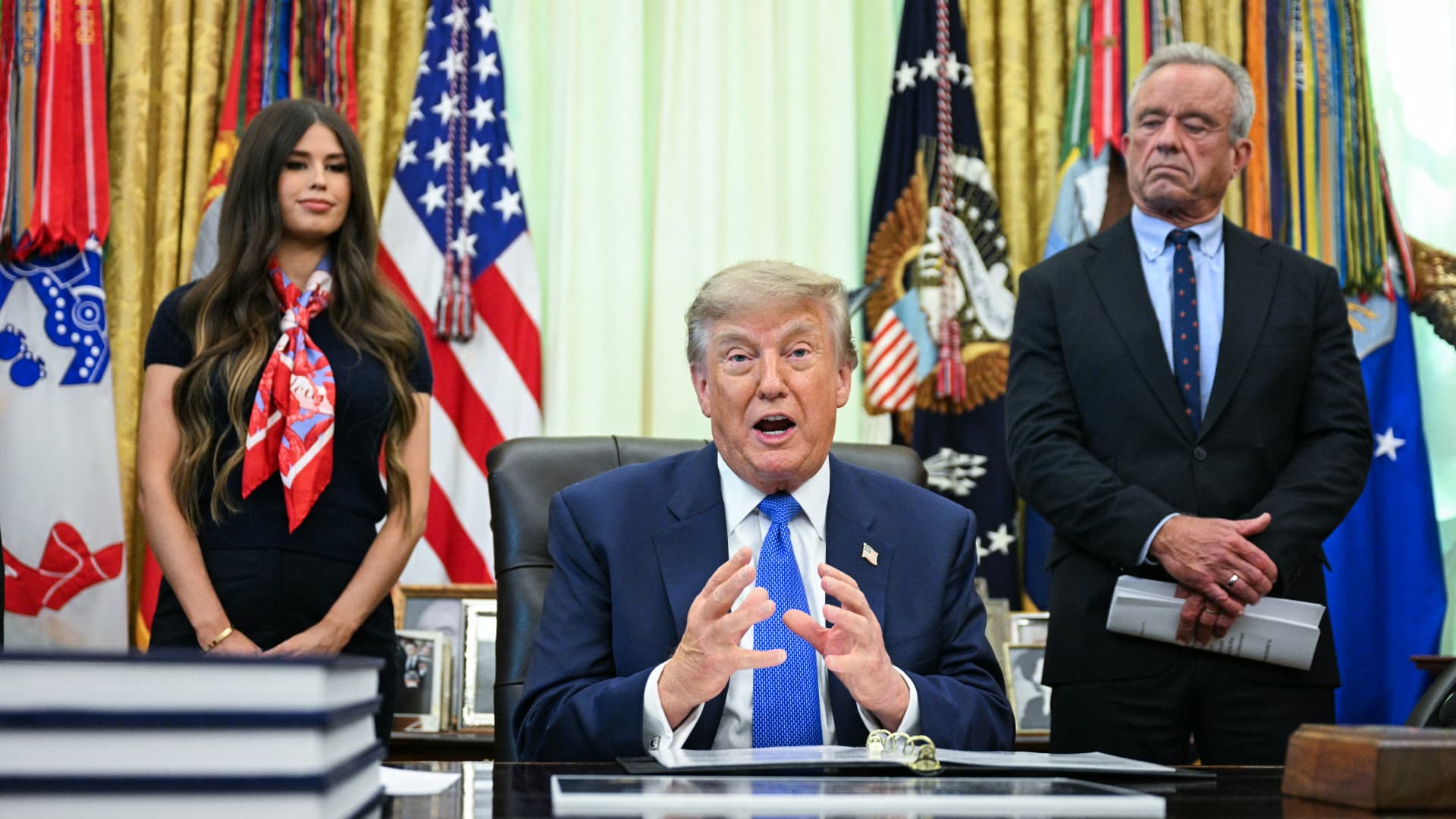 Trump signs vaccine executive order calling for fewer childhood shots