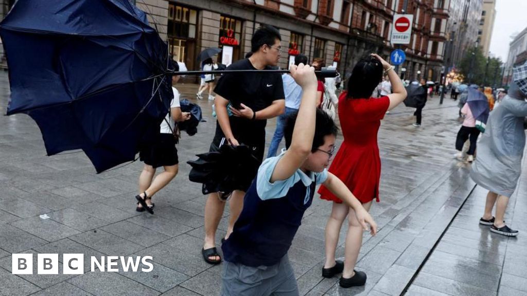 Typhoon Dolphin: China evacuates more than 1 million people as massive storm arrives - bbc.com