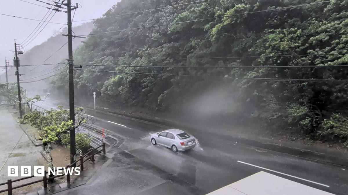Typhoon Dolphin batters Japan's Okinawa before bearing down on China