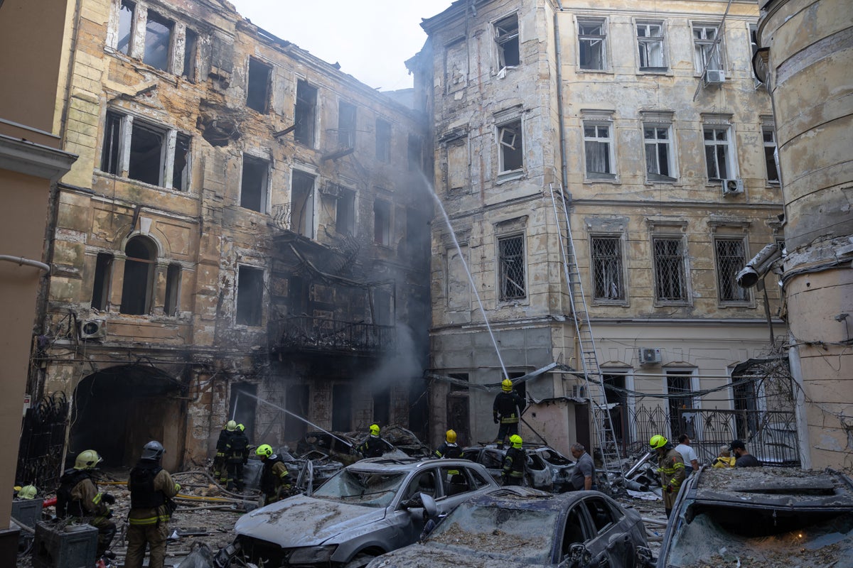 Ukraine-Russia war live: Putin told he ‘must stop’ after Russian strike destroys WHO warehouse in Ukraine