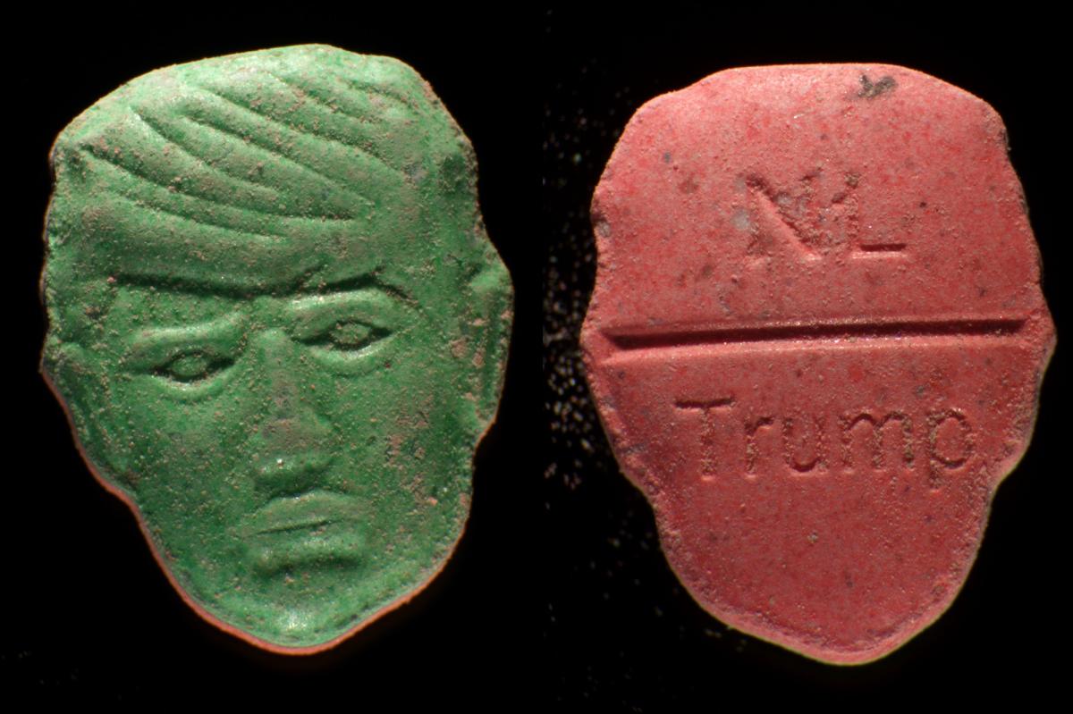 Wild Trump-shaped ecstasy pills impose 'Red Alert' lethal consumption threat