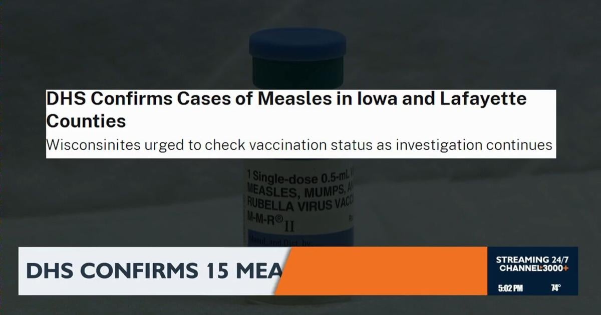 Wisconsin DHS confirms 13 more measles cases in Iowa, Lafayette counties | News