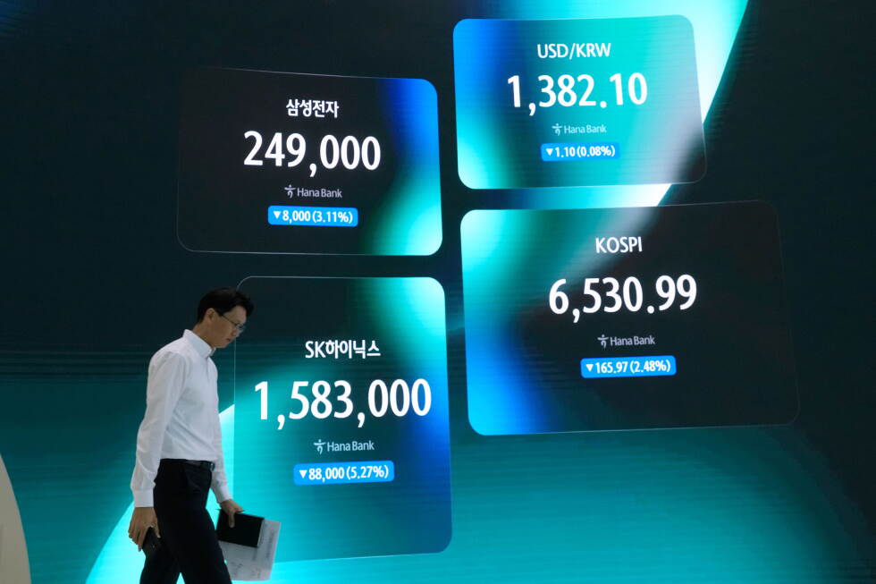 World shares mostly gain as US ups economic pressure on Iran