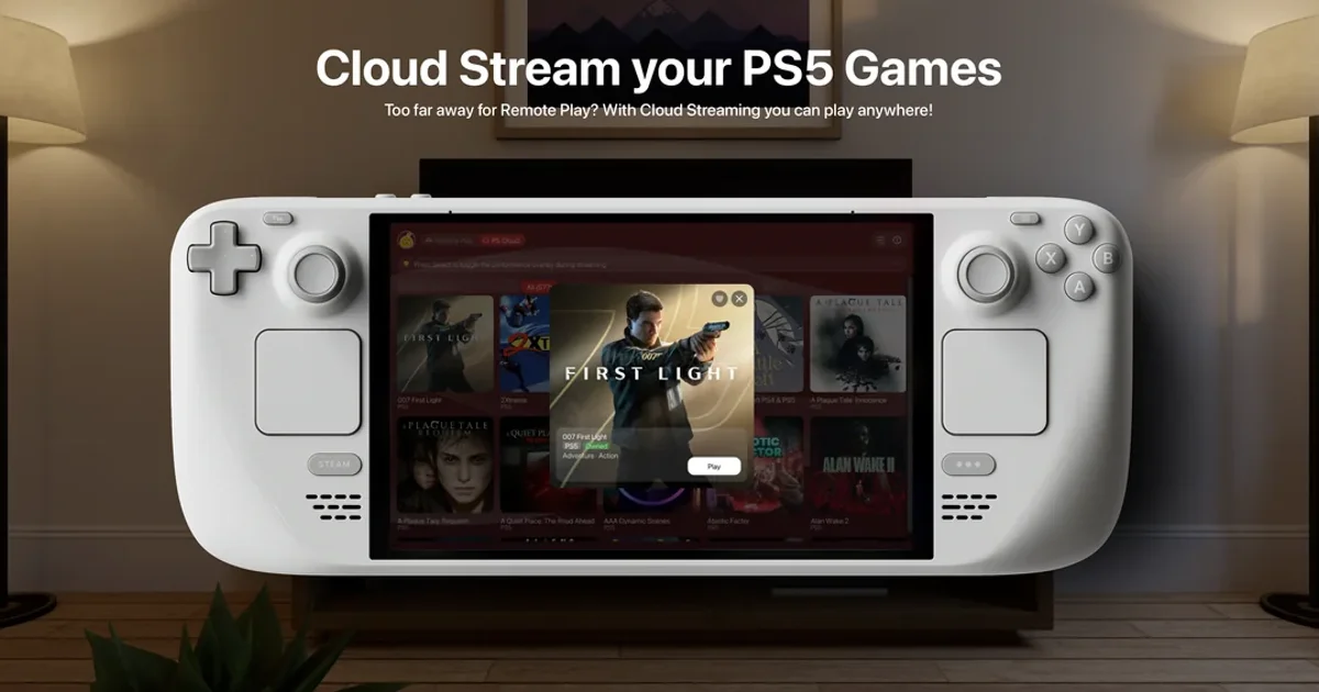 You can now stream PS Plus games to Steam Deck without owning a PS5 - and without buying a PS Portal