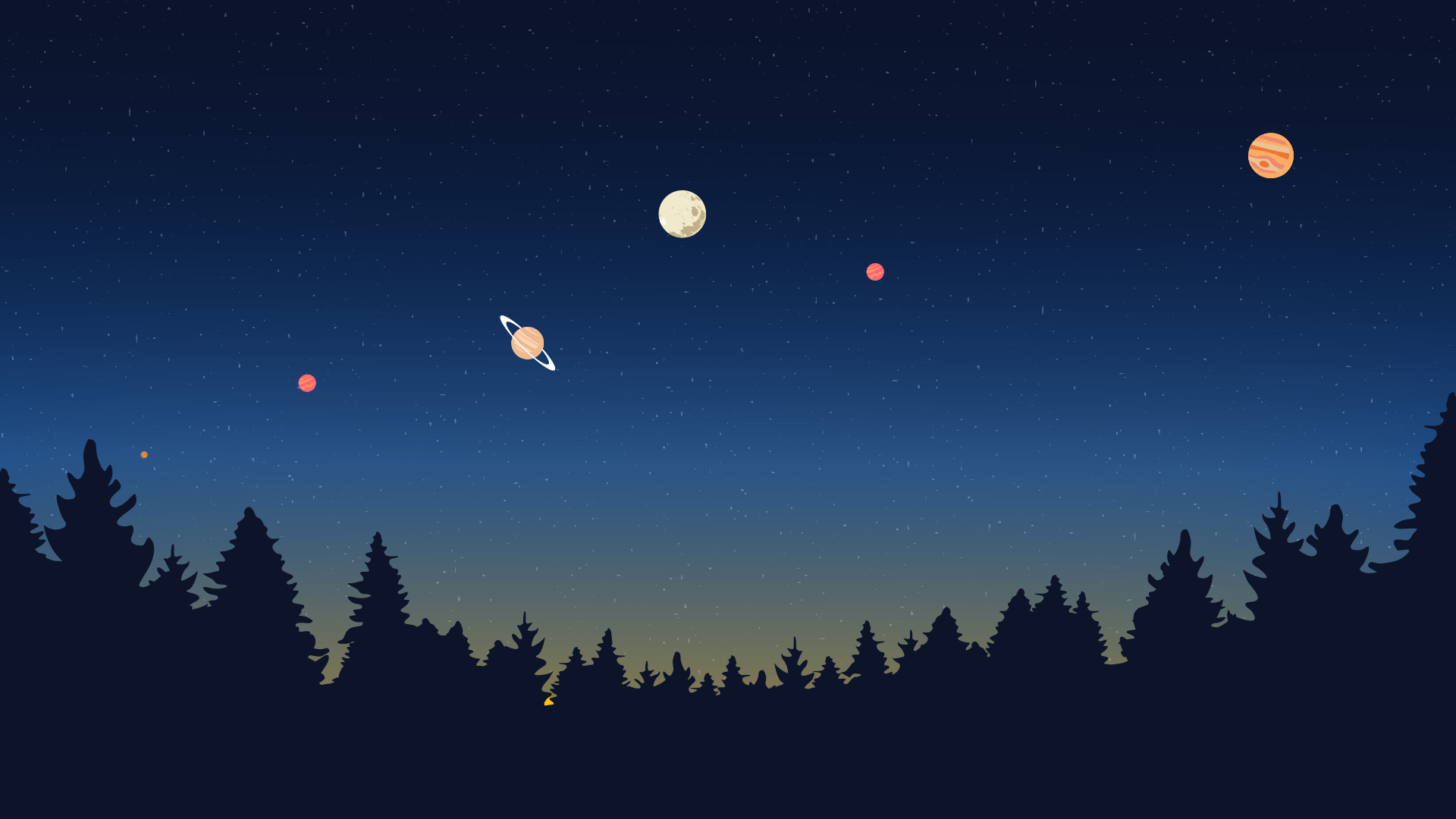5 planets and the Harvest Moon light up the sky this week