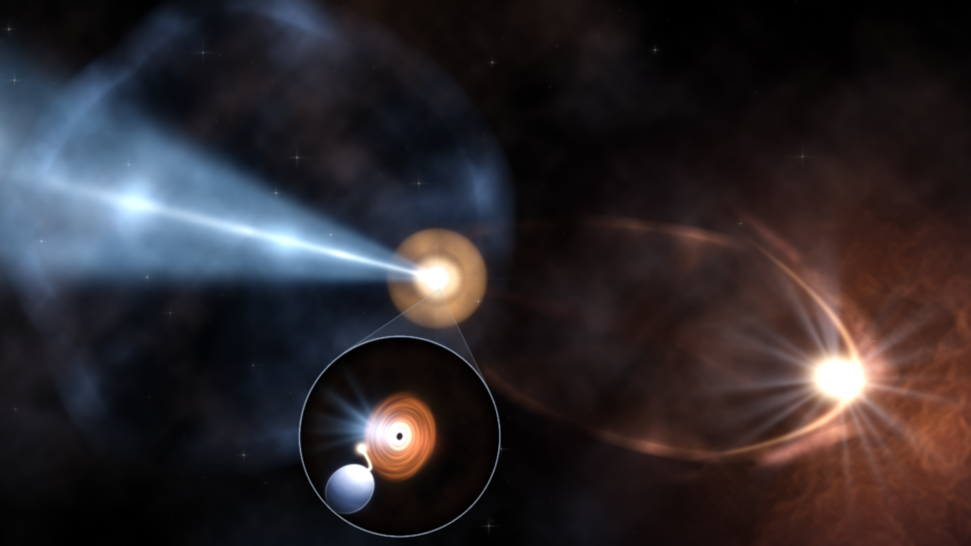 Astronomers discover the 1st black hole powered 'microquasar' in the Milky Way