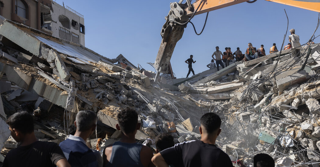 At Least 21 Dead in Gaza After Building Collapse, Officials Say