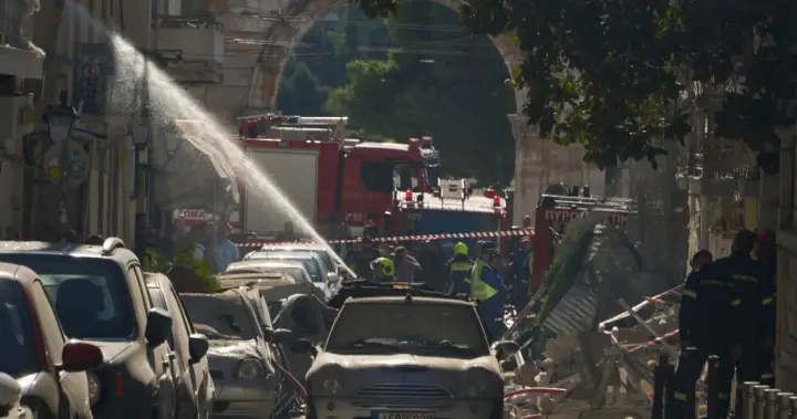 At least 2 injured, 5 missing after explosion in Greece collapses building - National