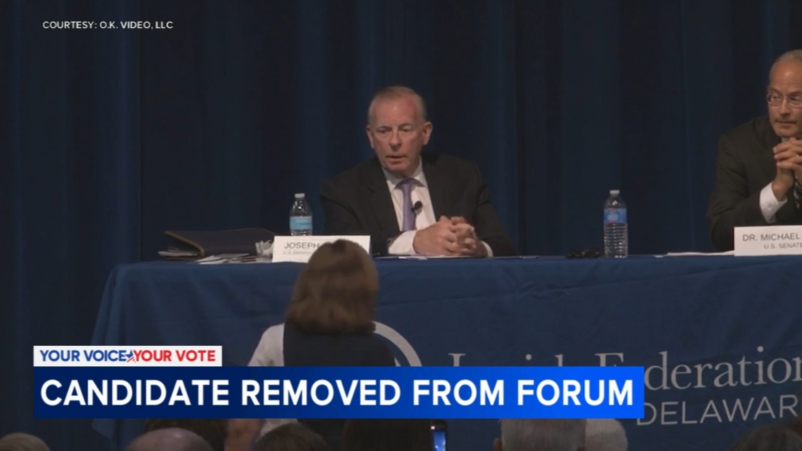 Candidate removed from Delaware forum after misgendering Rep. Sarah McBride