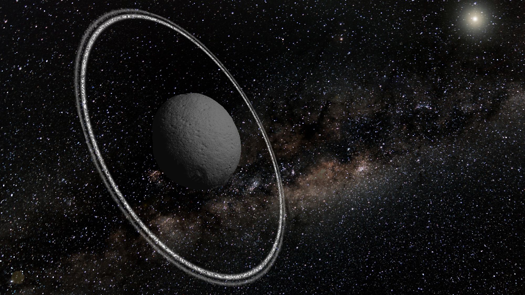 Chariklo, a strange ringed object beyond Saturn, looks even stranger in new James Webb telescope study