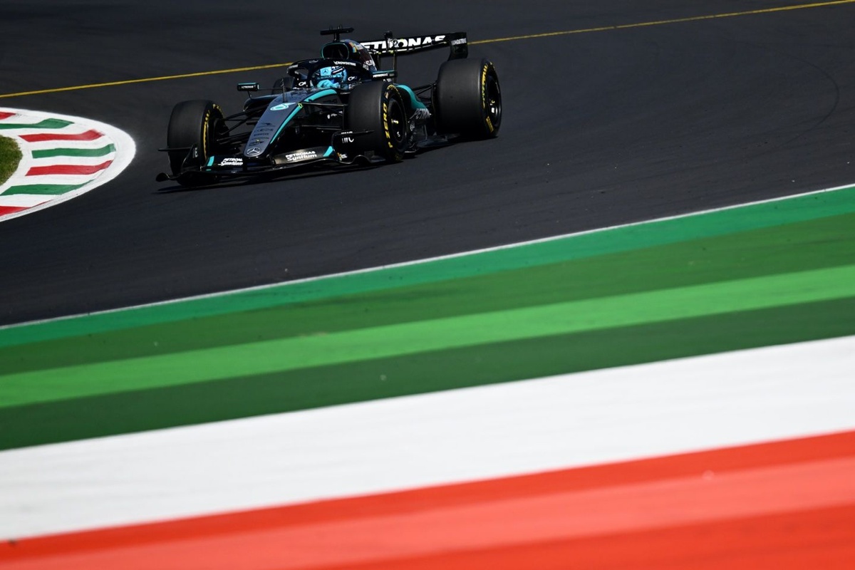 F1 Italian GP: Russell beats Leclerc to top second practice