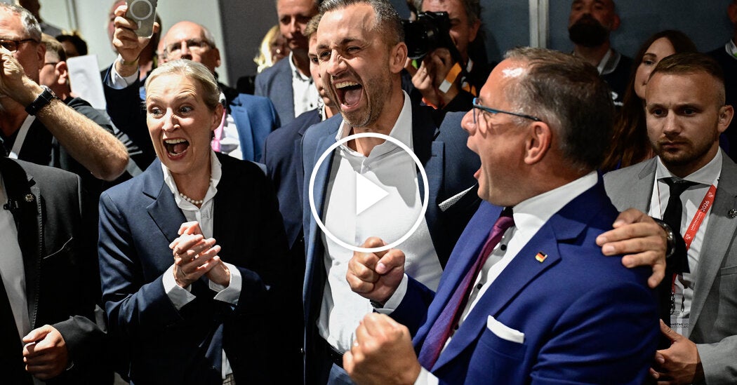 Far-Right German Party Projected to Finish First in Key Race, but Without Majority