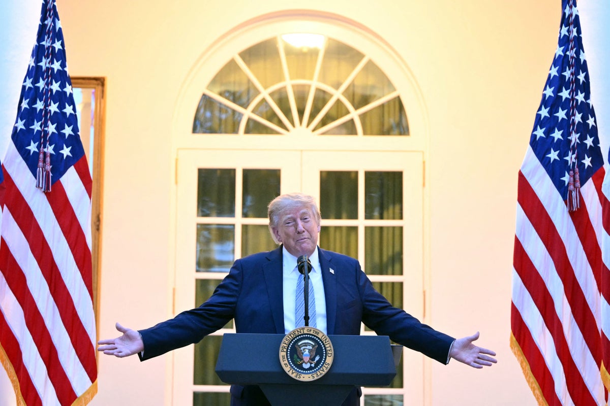 Iran-US war live: Trump threatens to ‘blow the entire nation up’ after Tehran warns of ‘painful strikes’