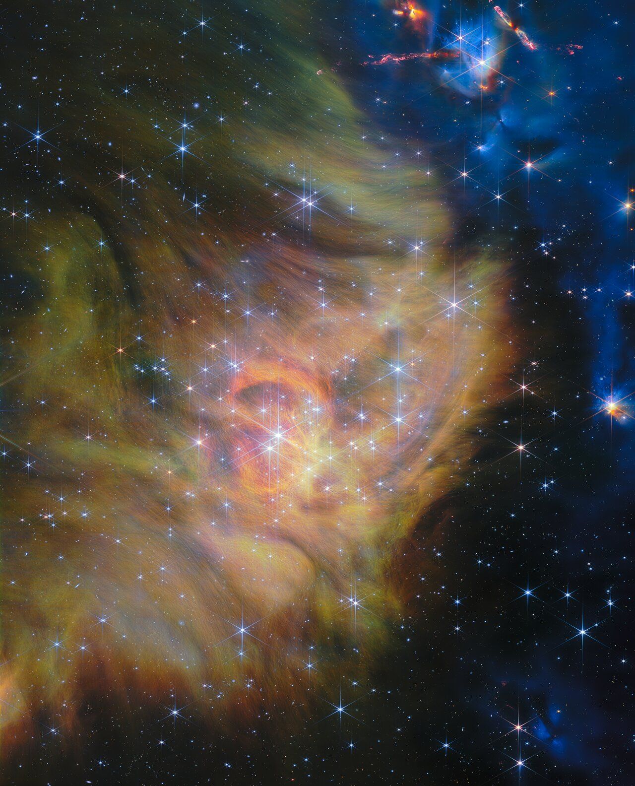 James Webb telescope shares one of its biggest images ever, with record-breaking stars hiding in the dust — Space photo of the week