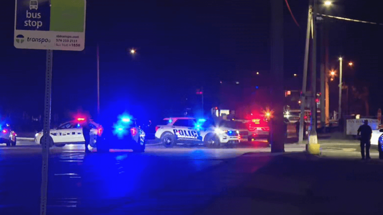 Juvenile in custody after crash into building causes natural gas leak in Mishawaka