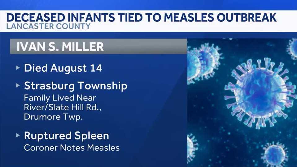 Lancaster County coroner identifies two infants in Lancaster County measles-associated deaths