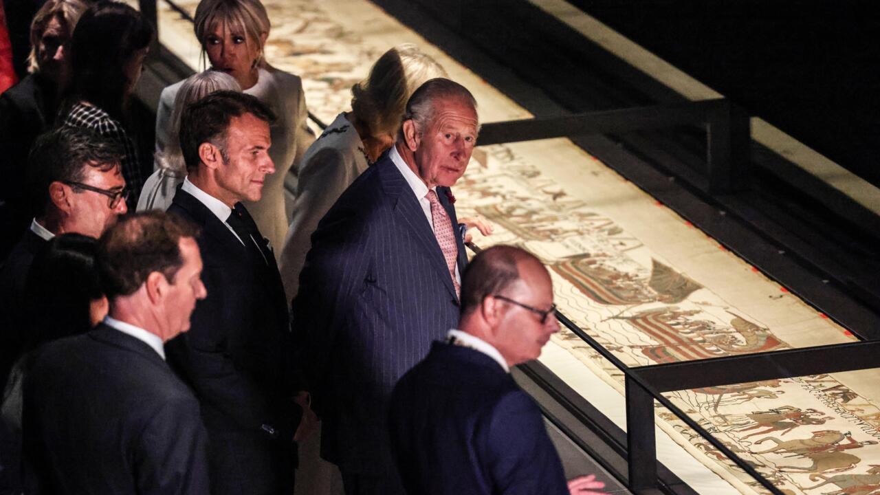 Macron to hold first talks with UK’s Burnham after viewing Bayeux Tapestry in London