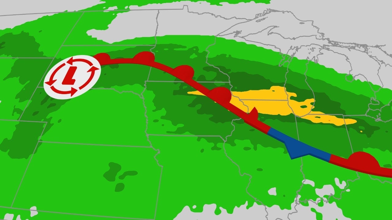Midwest, Central Plains will see days of rain, flood threat