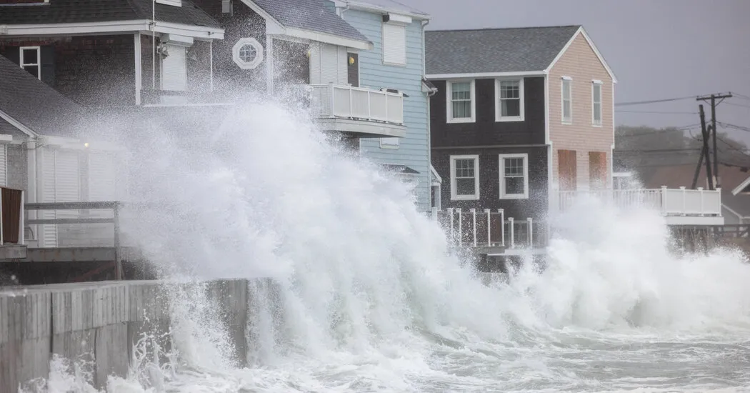 Nor’easter Live Updates: Heavy Winds and Rain Cause Coastal Flooding in Northeast