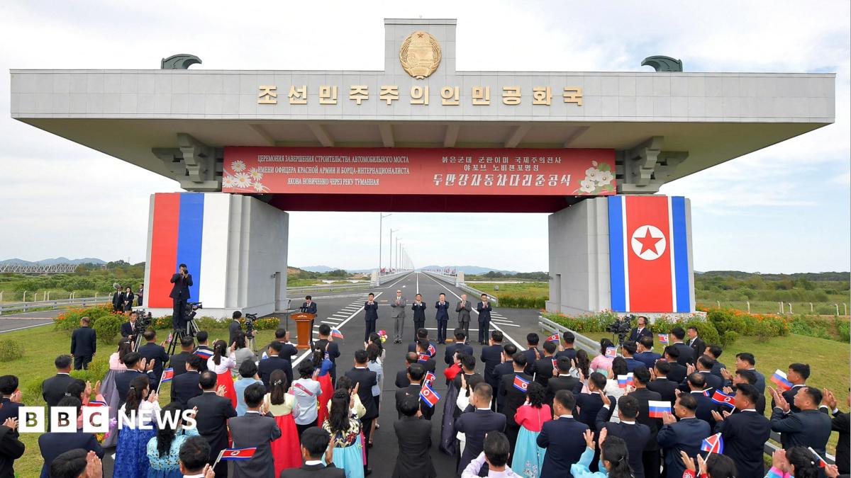 North Korea and Russia open first road bridge linking the two countries