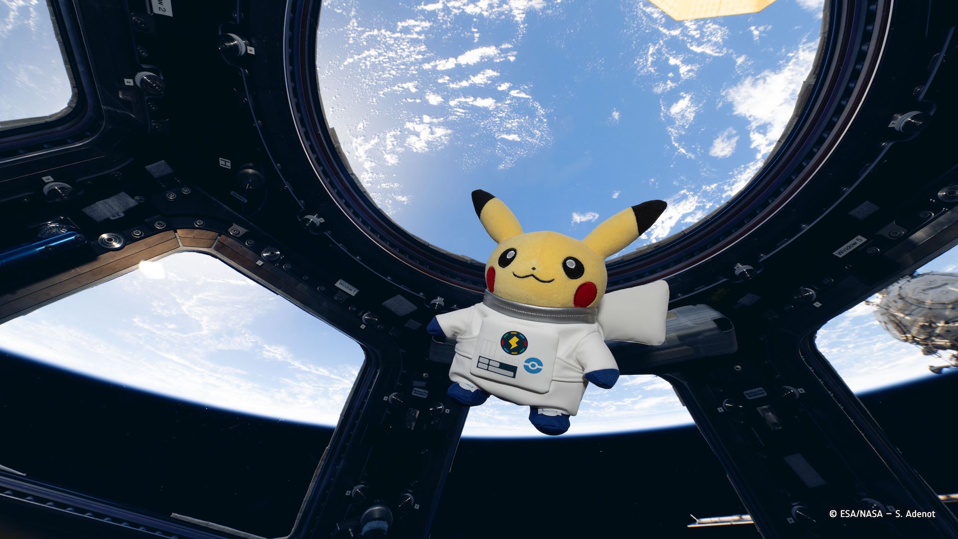 Pikachu in space! New ESA-Pokemon partnership sends the electric mouse to the ISS