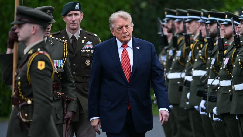 President Trump says Irish reunification ‘would be a fantastic thing,’ during visit to Ireland