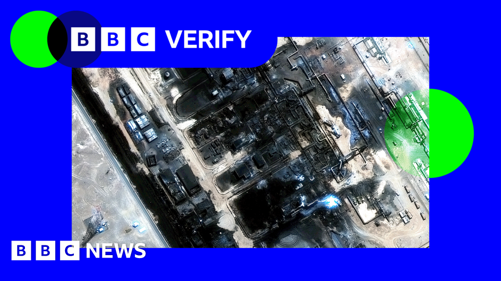 Saudi Arabia: Satellite image reveals major damage that shut crucial oil pipeline - BBC