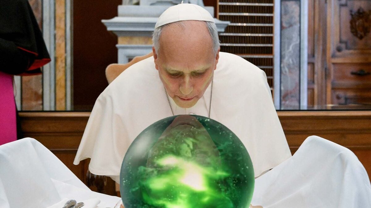 Someone Gifted The Pope A Giant Hunk Of Materia