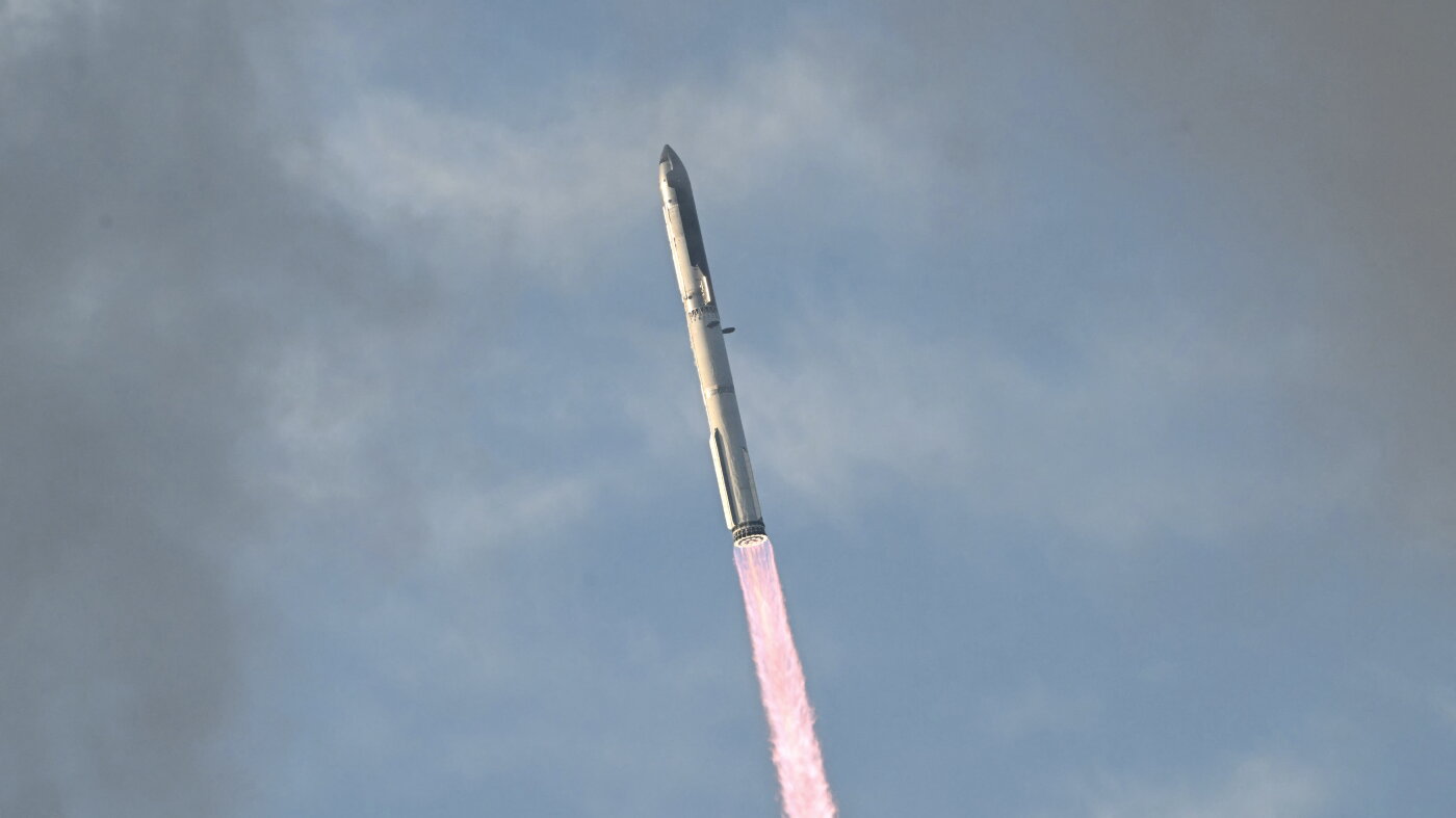 SpaceX’s Starship launches on first orbital mission from Texas : NPR