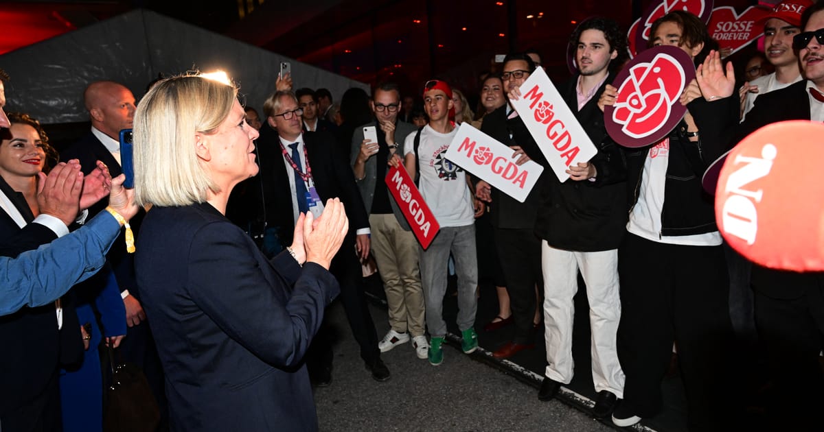 Sweden exit poll: Left on course for election win in blow to far right – POLITICO